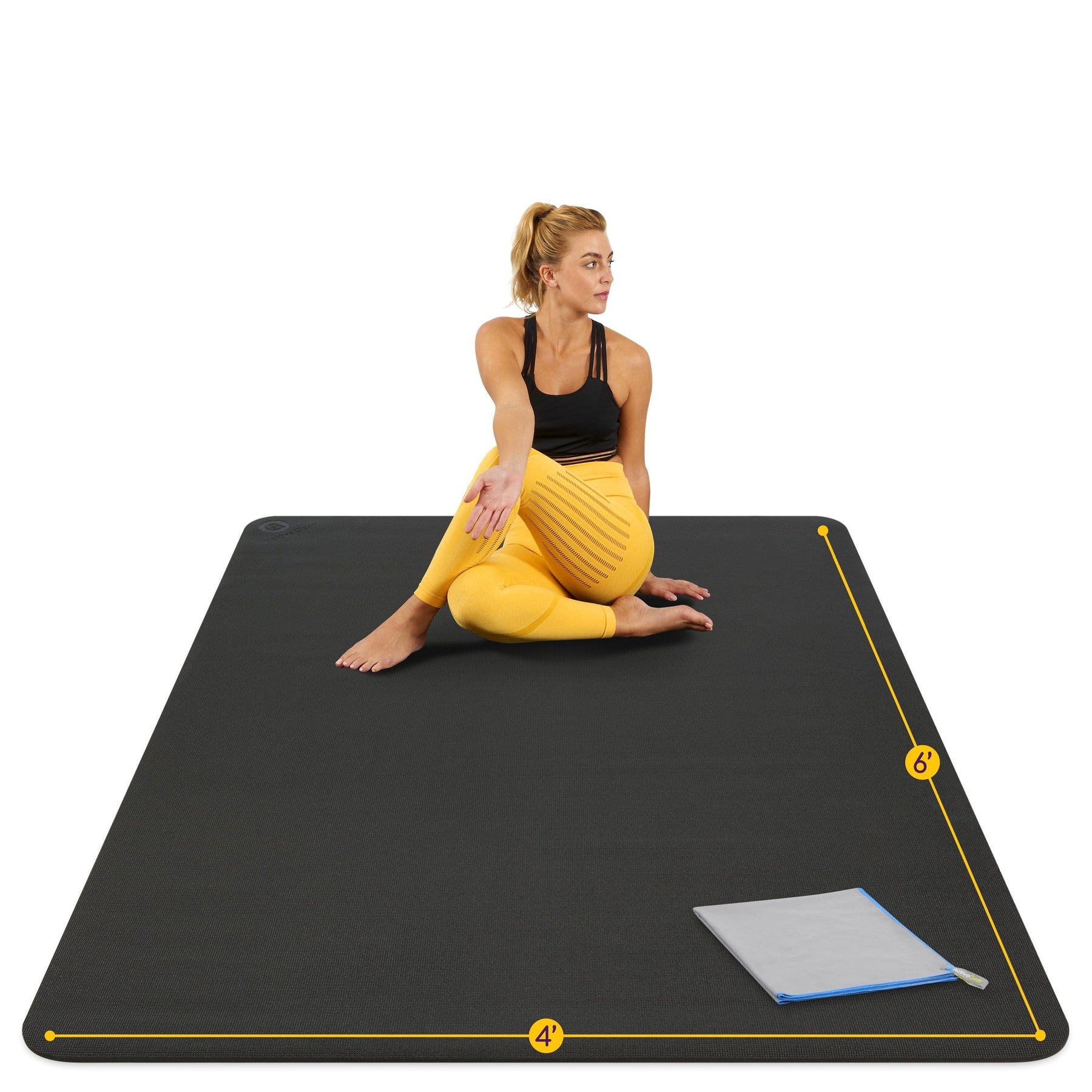 Large Yoga Mats for Acroyoga and Home Gym  Large yoga mat, Extra thick  yoga mat, Acro yoga