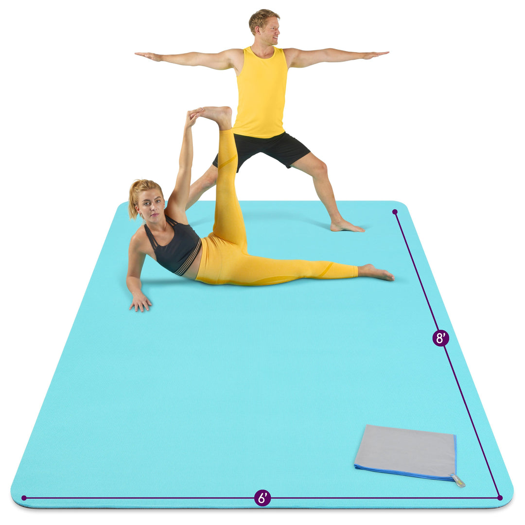 Large Yoga Mat Giant Yoga Mats for Acroyoga Home Gyms ActiveGear