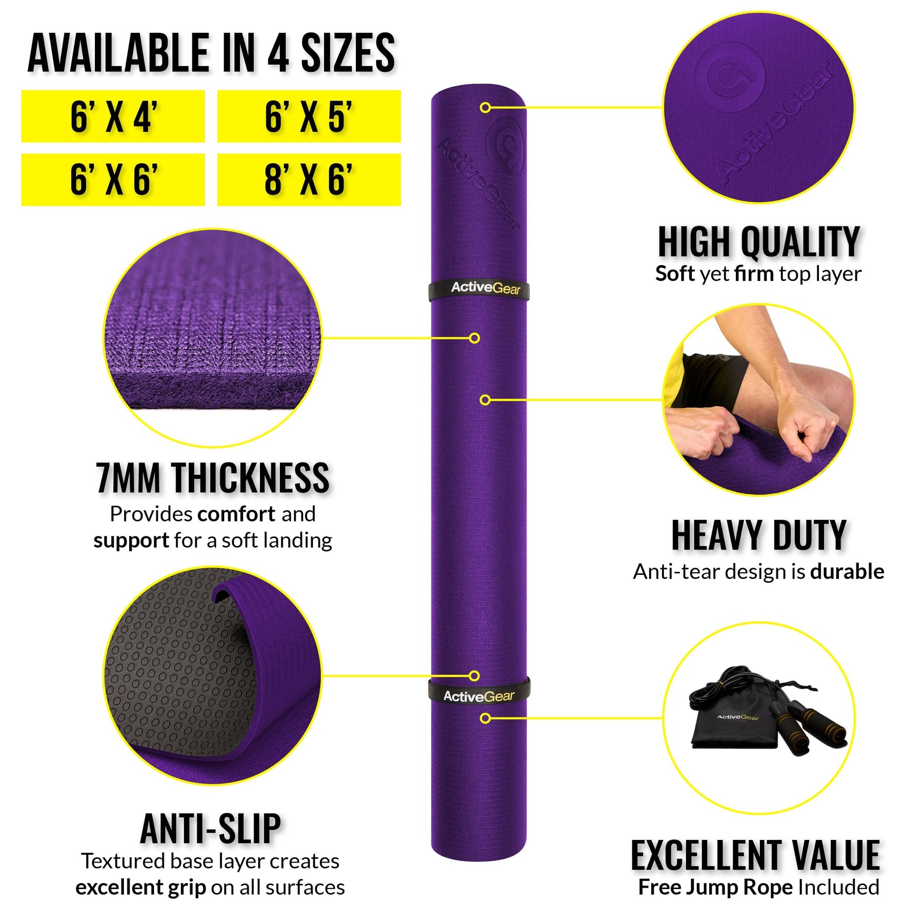 6x6 sales exercise mat