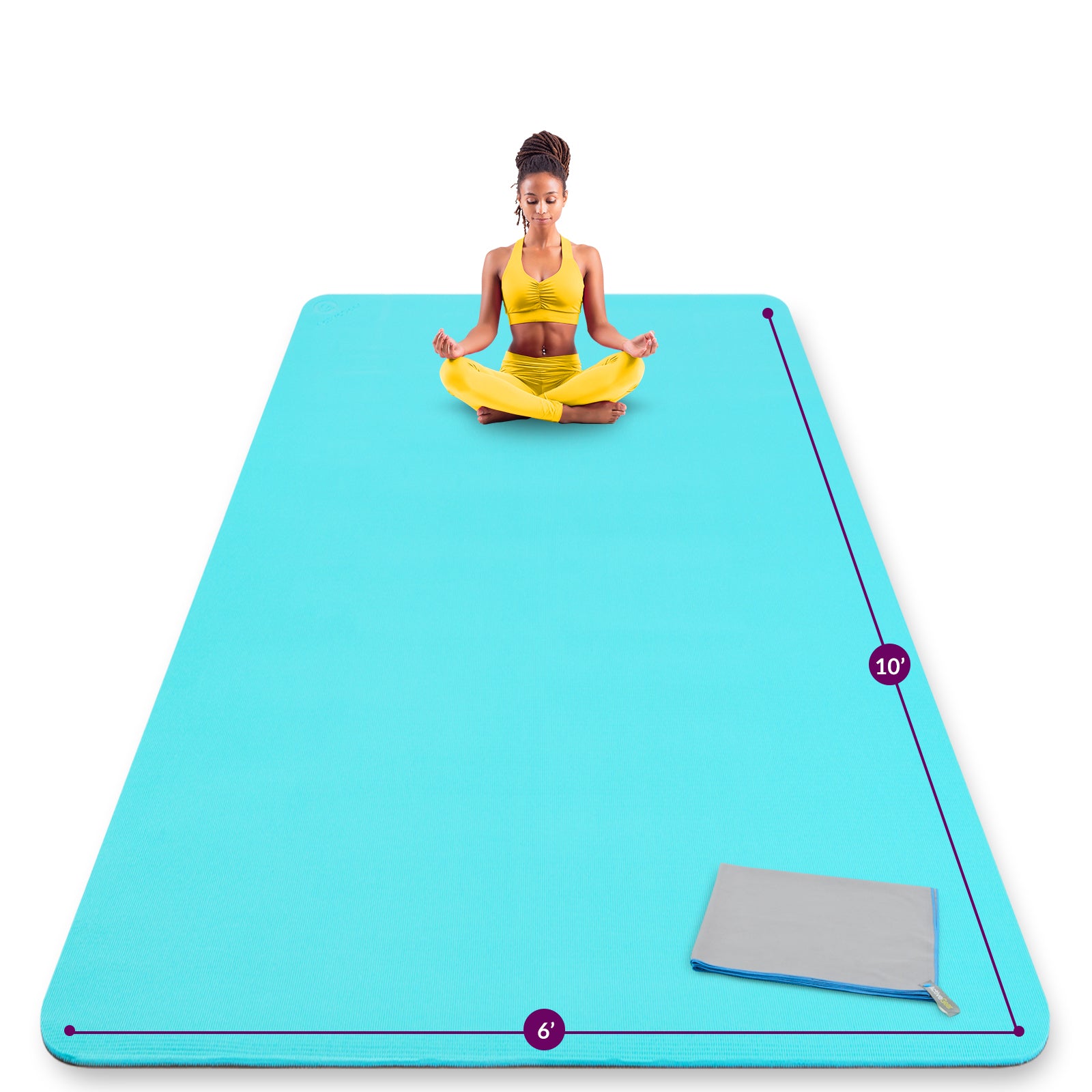 Large Yoga Mats for Acroyoga and Home Gym