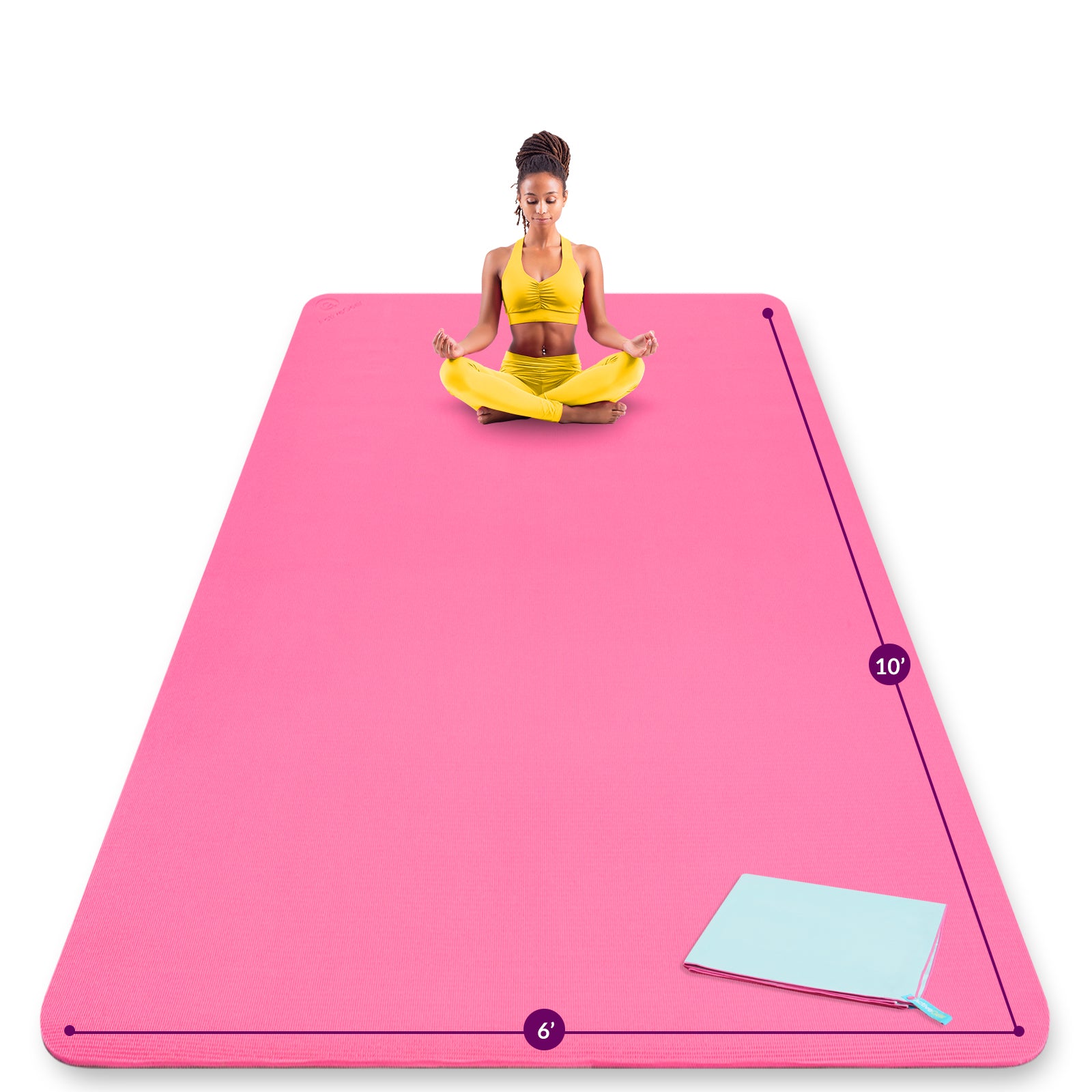 Pale pink yoga mat | Elevate Your Workouts with Comfort and Style